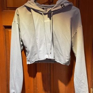 Gymshark cropped hoodie.